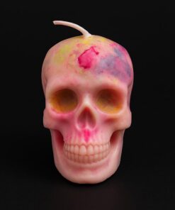 Alternative view of Magical Love Spell Skull Candle
