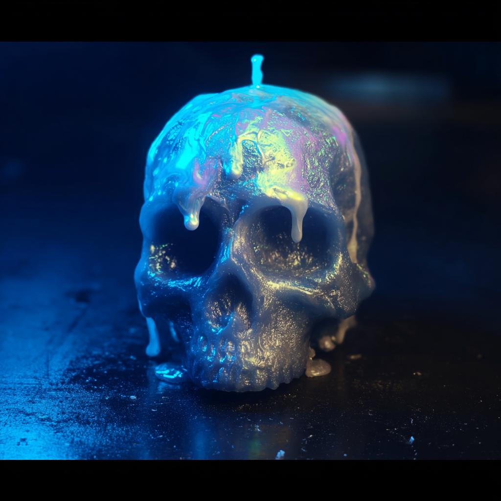 Glow of the Otherworld Skull Candle - Image 5