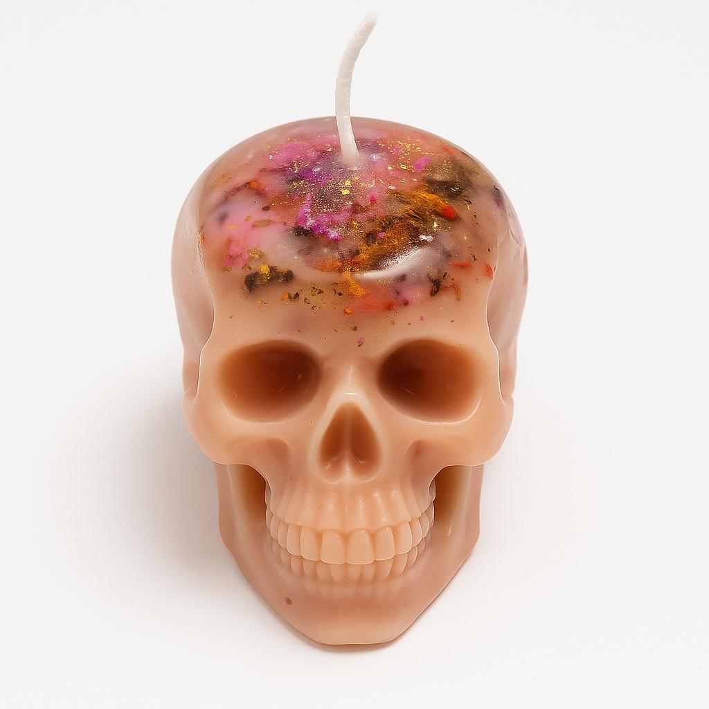 Fertility Blessing Skull Candle - Image 6