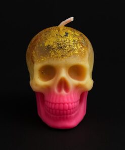 Alternative view of Enchanted Crystal Skull Candle