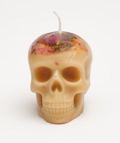 Alternative view of Fertility Blessing Skull Candle