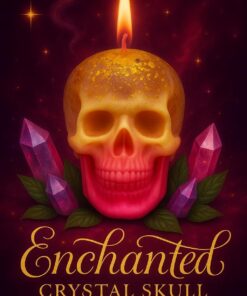 Enchanted Crystal Skull Candle