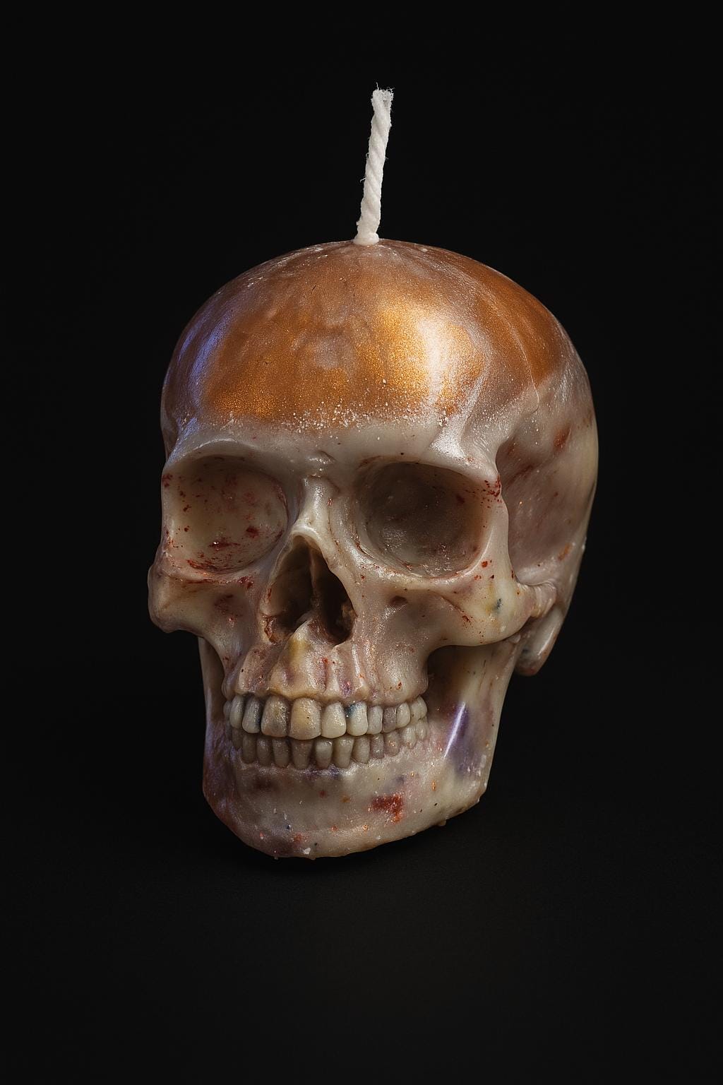 Career Success & Opportunity Skull Candle - Image 2