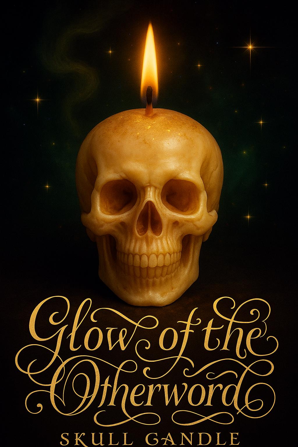 Glow of the Otherworld Skull Candle