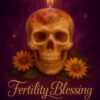 Fertility Blessing Skull Candle