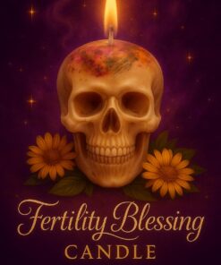 Fertility Blessing Skull Candle