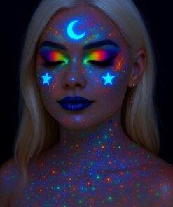 Alternative view of Kismet Cosmic UV Glow Gel — six-color set