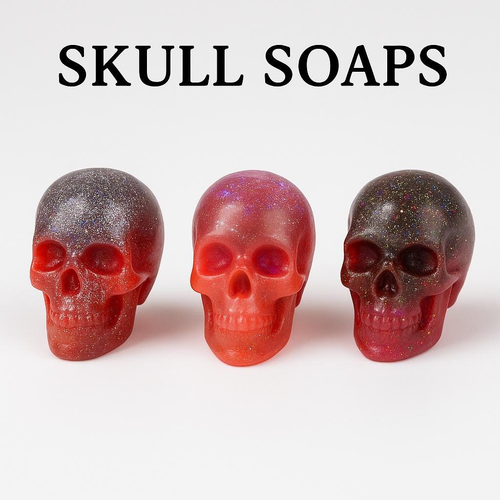 Kismet Glow Skull Soap — XS 1.5in