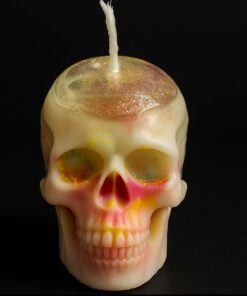 Celestial Skull Candle