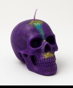 Cosmic Oracle Skull Candle