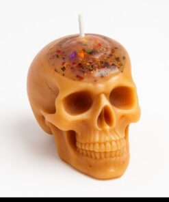 Emberlight Skull Candle