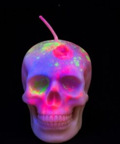Eternal Radiance Skull Candle