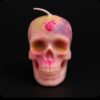 Lunar Bloom Skull Candle