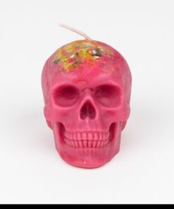 Passion Fire Skull Candle