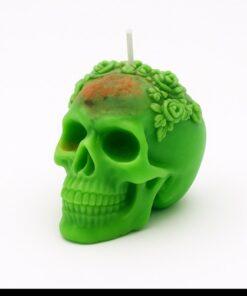 Prosperity Crown Skull Candle